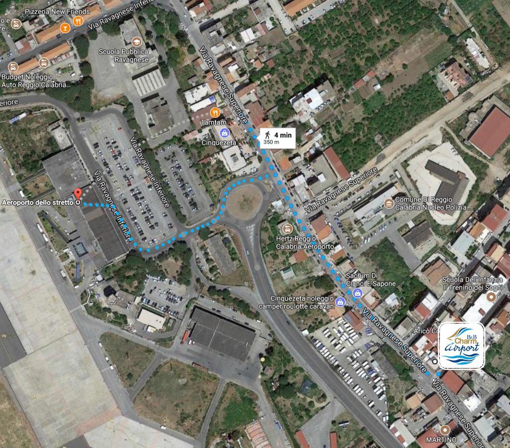 Bed and Breakfast Charm Airport Reggio di Calabria Exteriér fotografie